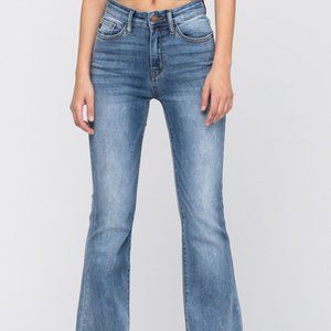 JUDY BLUE Mid-rise Trouser Flare 82163  Last Pair